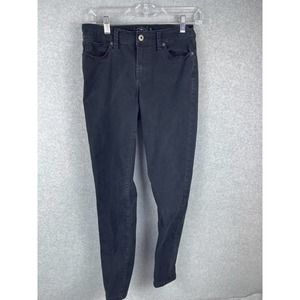 Lucky Brand Brooke Legging Jeans Women's Size 8 Black Denim Mid Rise Skinny